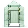 8 shelves Mini Walk In Greenhouse Outdoor Gardening Plant Green House